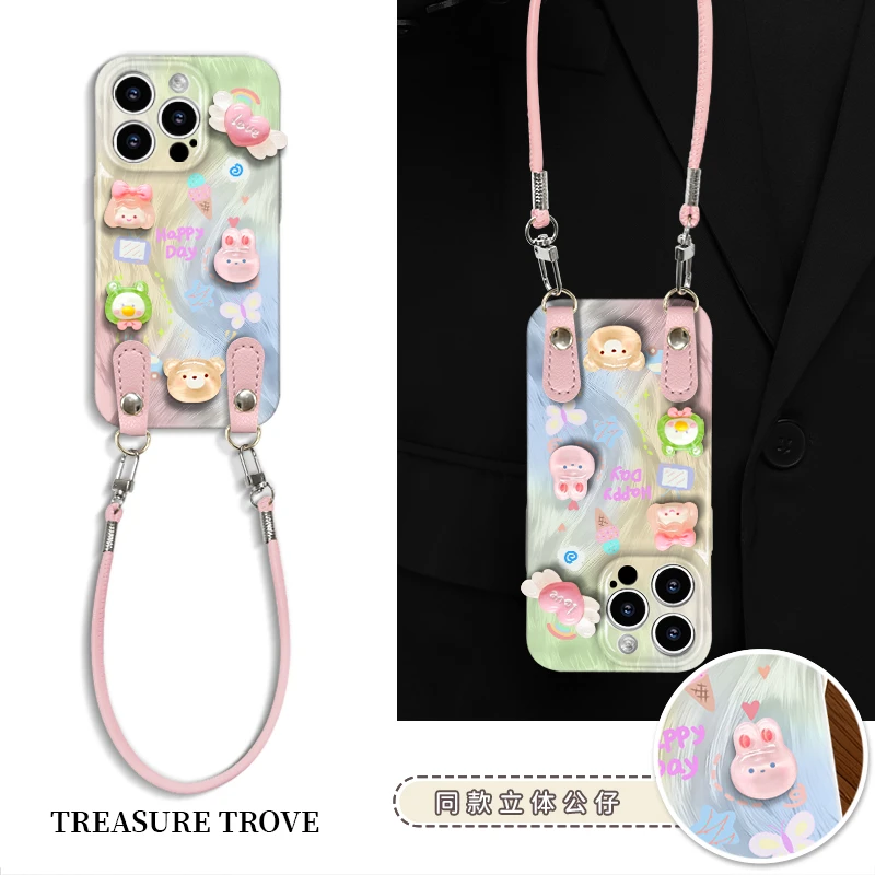 适用于苹果16华为OPPO小米VIVO新颖时尚潮流软菲林手机壳CA1779