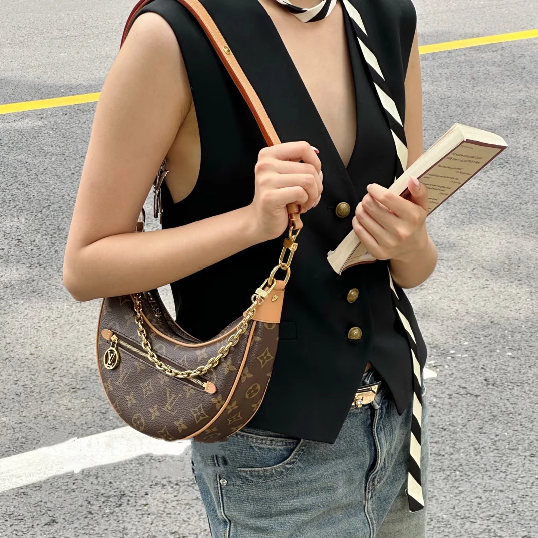 95新 LouisVuitton/路易威登 御古屋/60982/月亮包 芯片