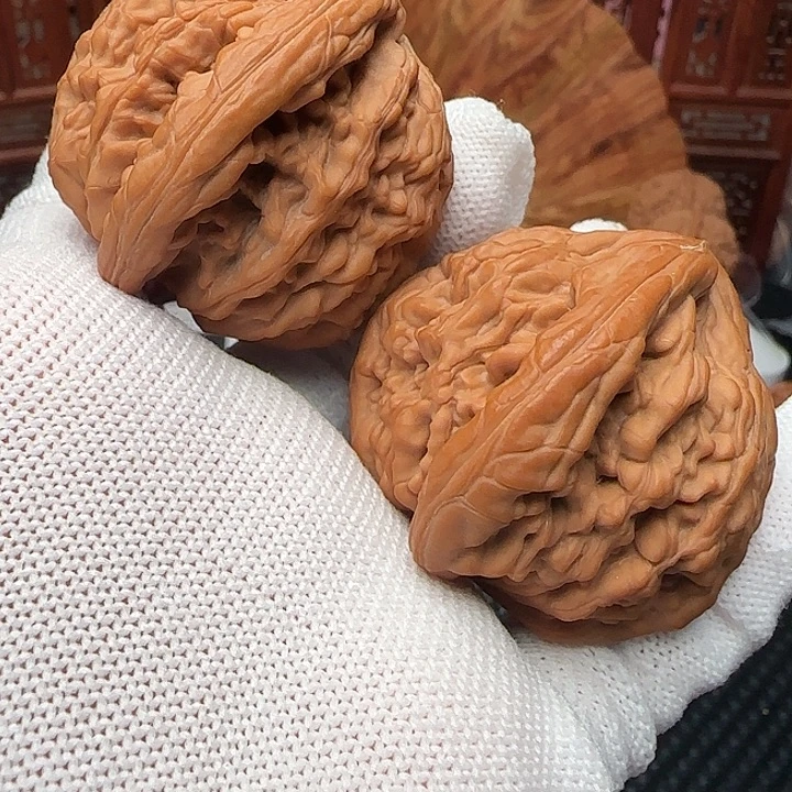 文玩核桃吊坠全品虎头王48尺