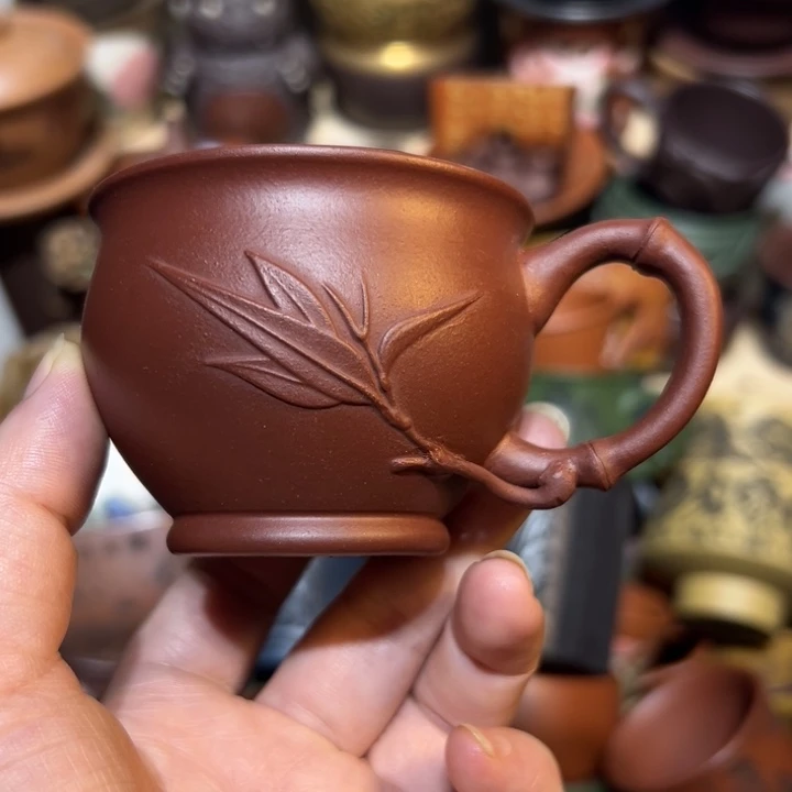 茶杯紫砂宜兴紫砂主人杯