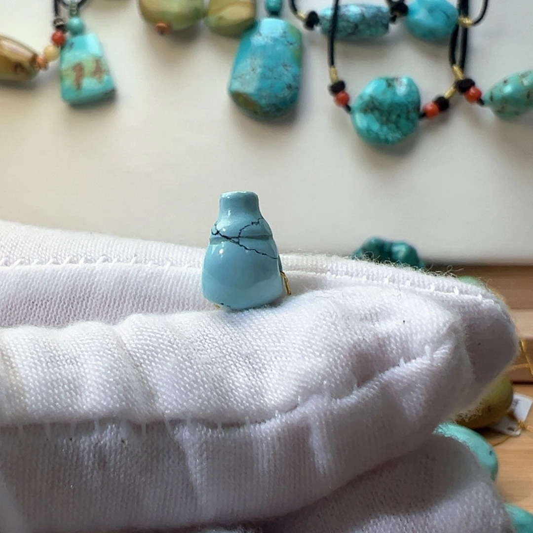 绿松石未镶嵌挂件12.2