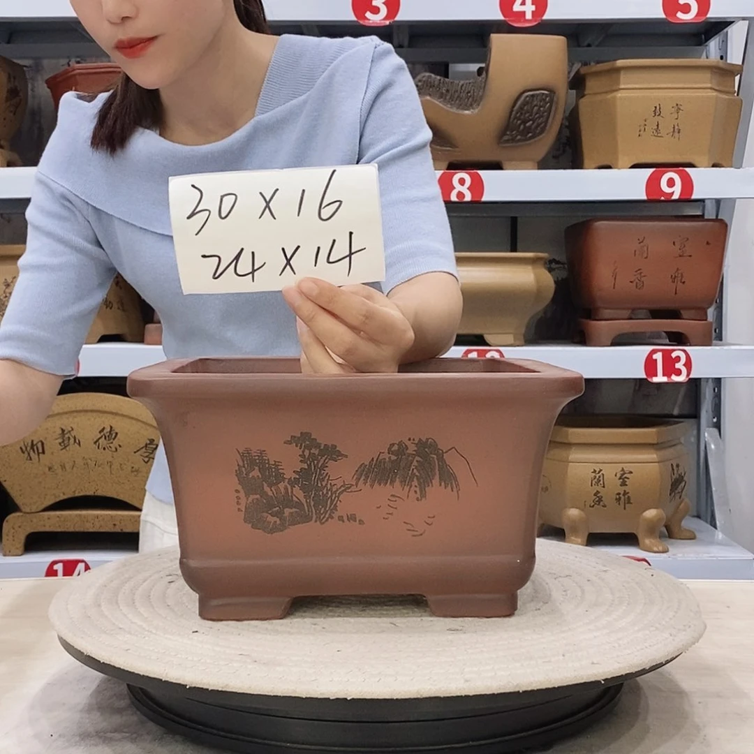 紫砂花盆紫砂花盆