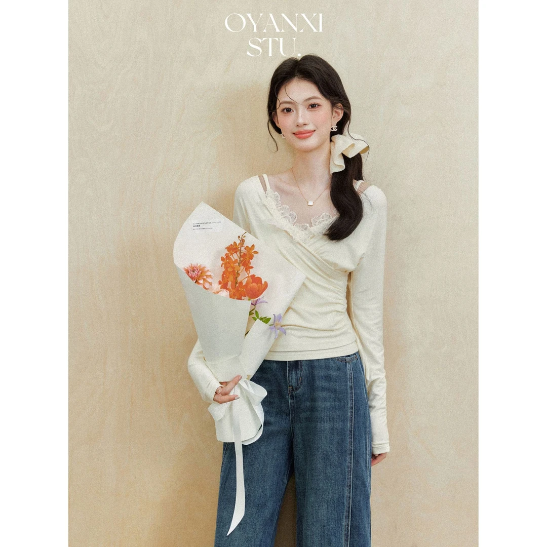 春款尝鲜【欧阳喜OYANXI】律动芭蕾&设计感百搭时尚上衣221T1421