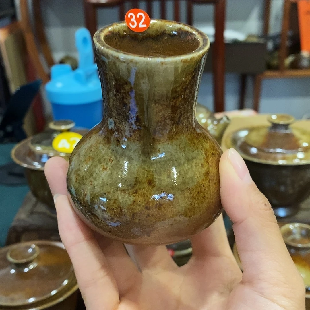 陶通红系列花器系列