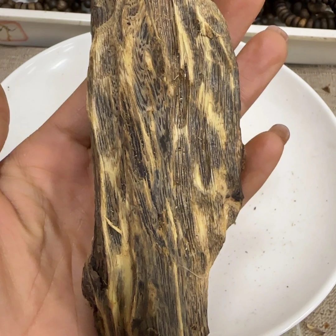 沉香木摆件唭***嘭海南棋楠沉香块料45克