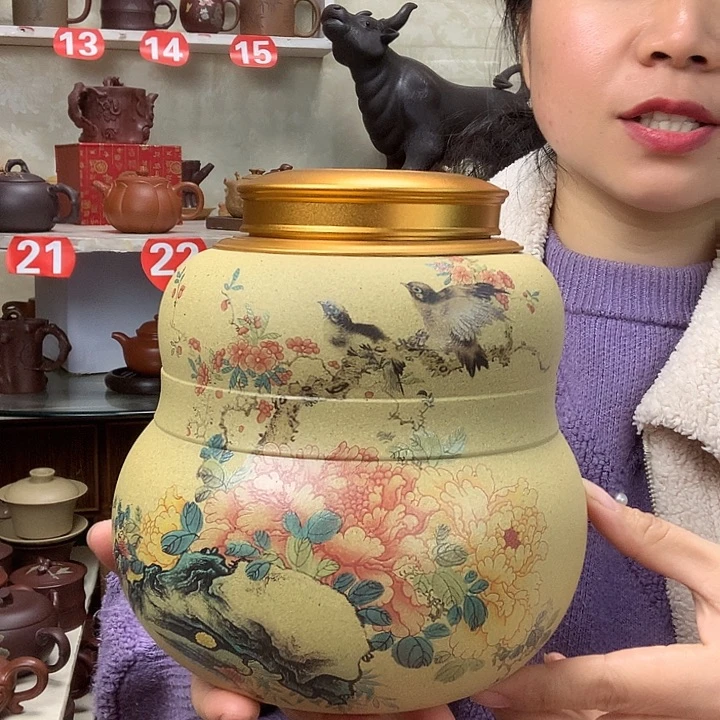 紫砂茶壶宜兴紫砂茶叶罐