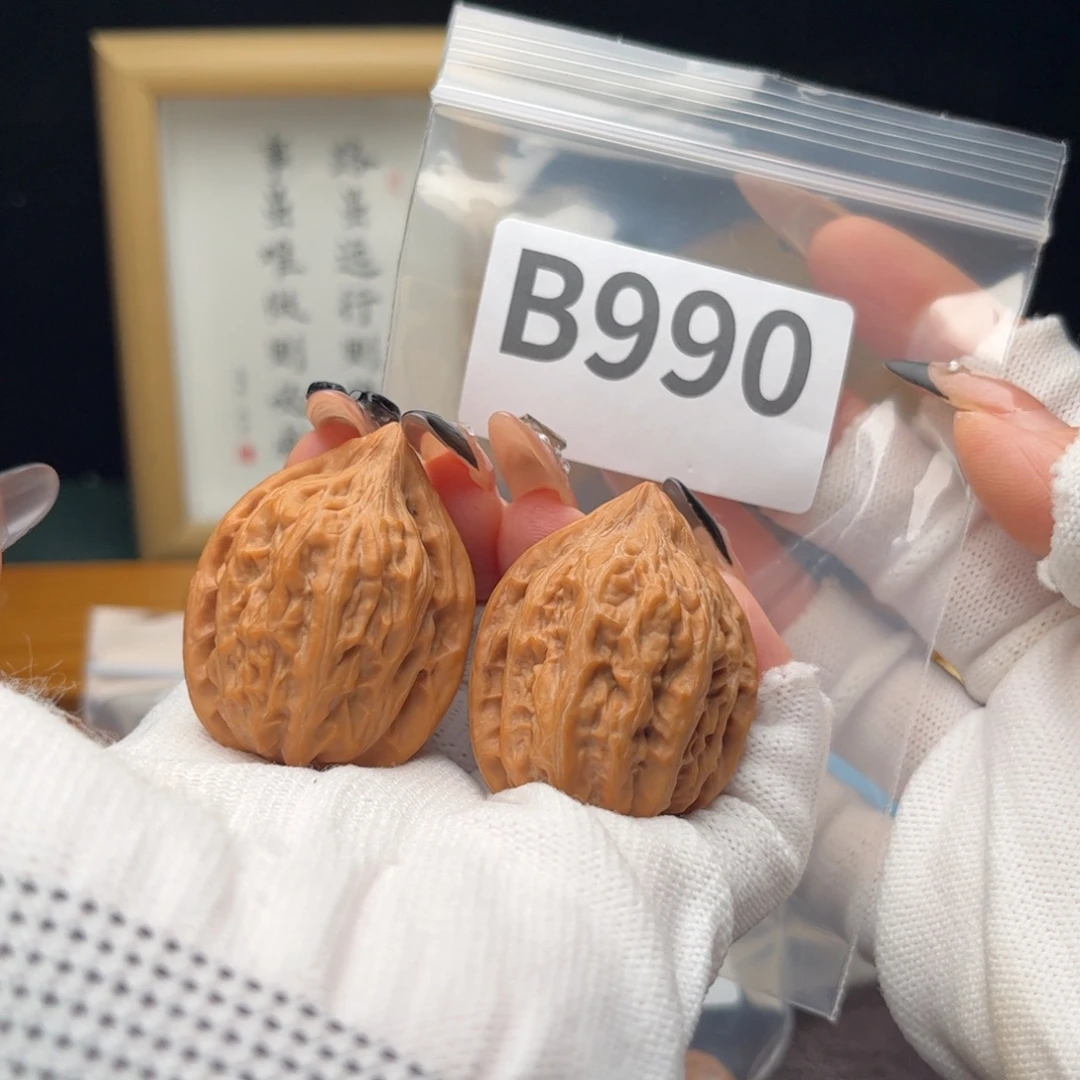 把件文玩核桃34瓷瓶鸭嘴a990