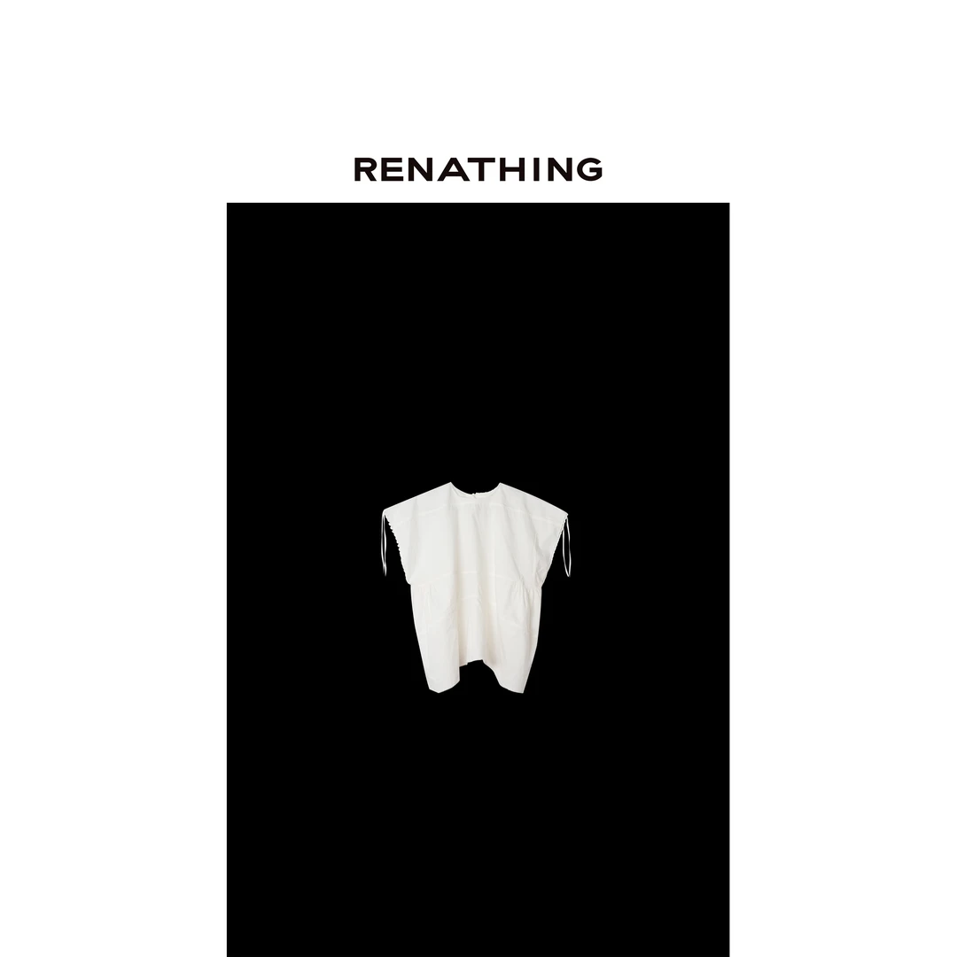 【RENATHING】立体廓形包袖上衣