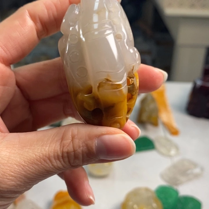 玛瑙/玉髓吊坠(不含链)未镶嵌