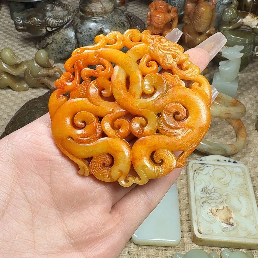白玉菩提吊坠挂件