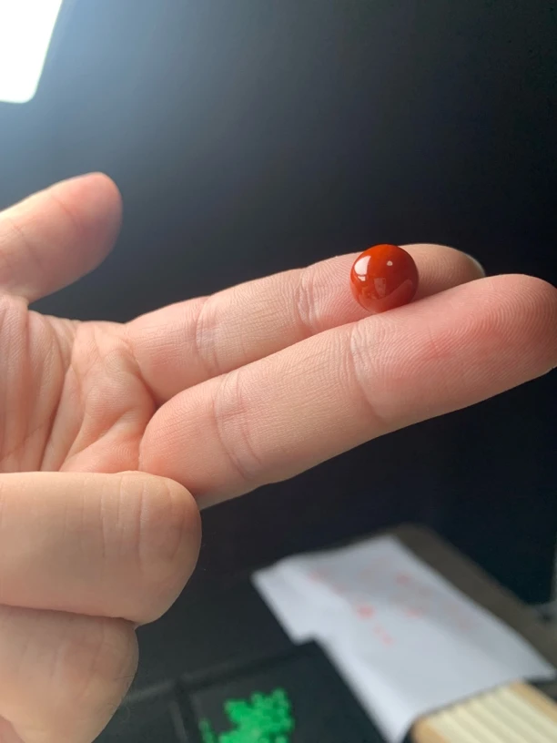 红翡卡9➕翡翠散珠一颗/多样性发货
