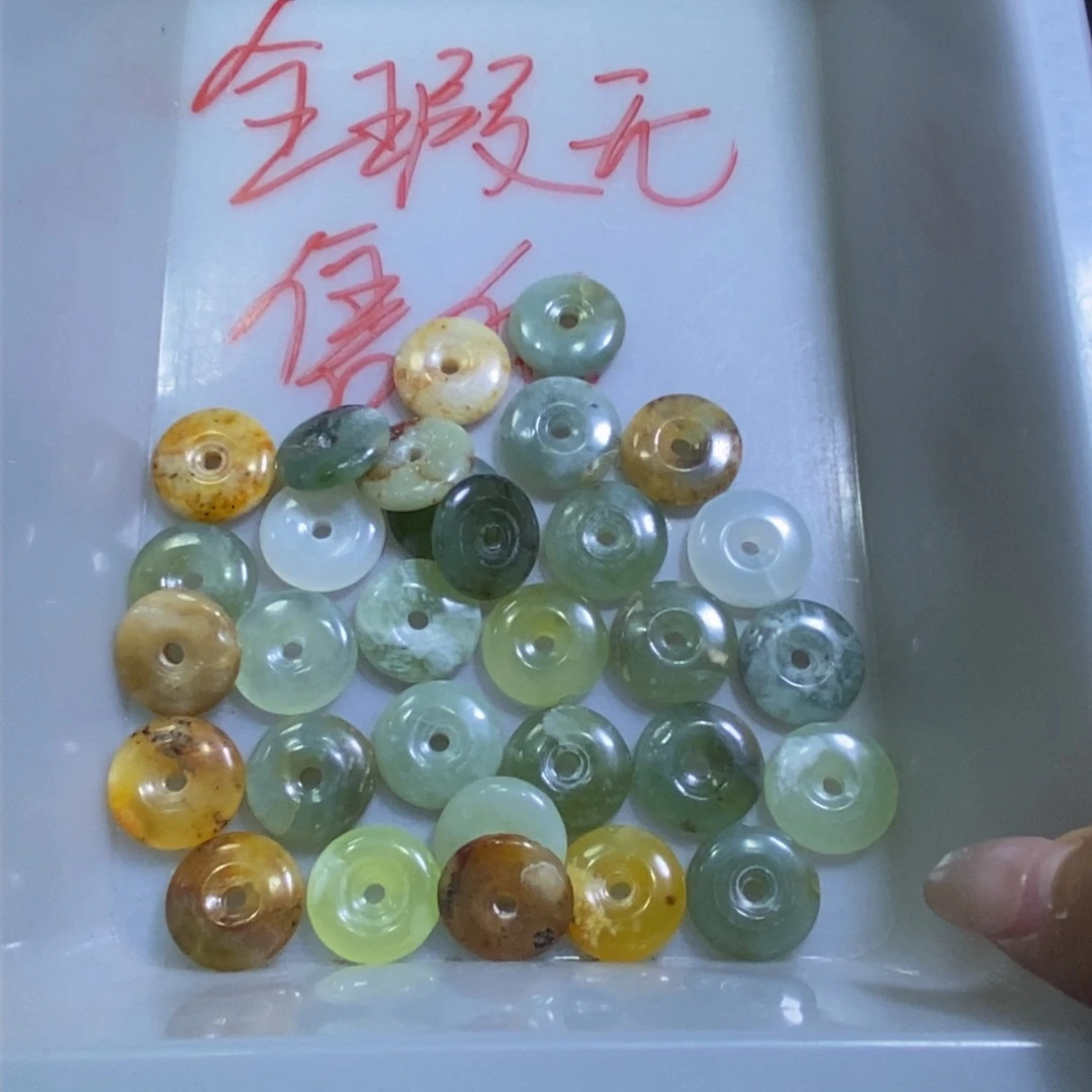 合金蛇纹石玉颈饰291