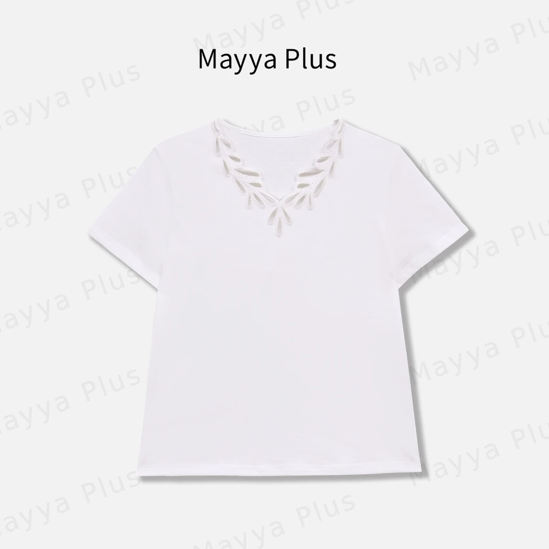 【随心穿】Mayya Plus麦芽定制设计感小众修身短袖T恤上衣32528391
