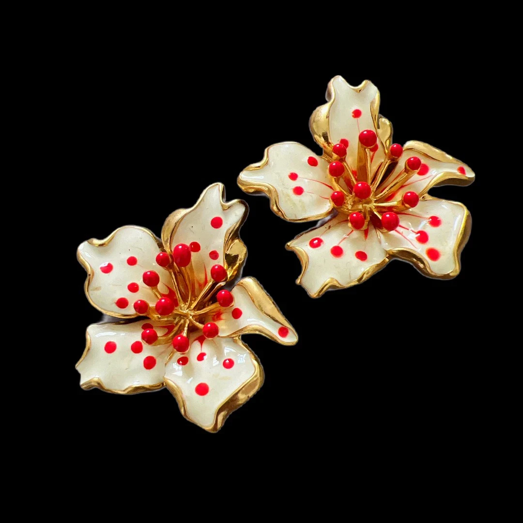 铜合金耳饰 F3514时尚手作耳钉孤品