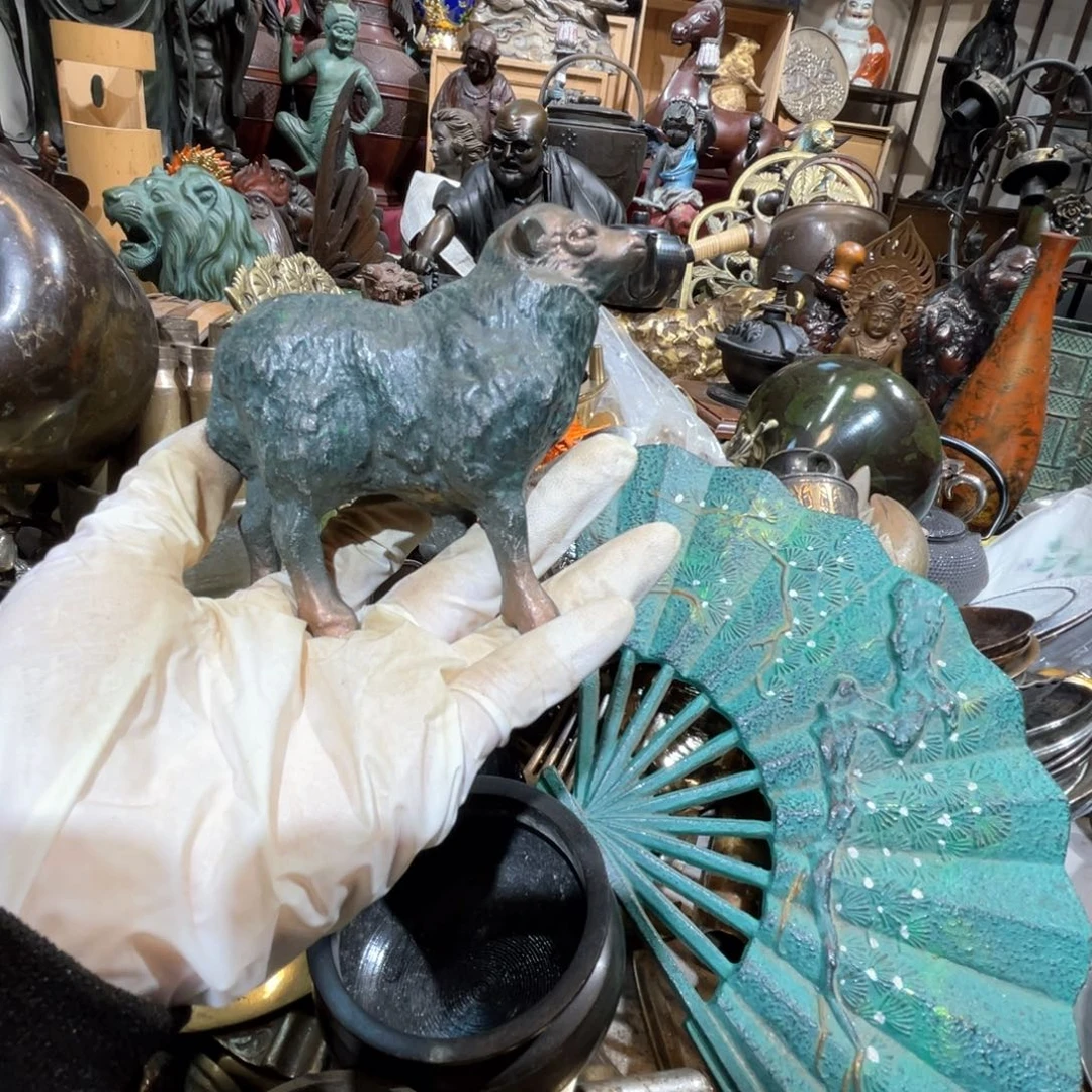 大***师大阪回流铜器摆件35