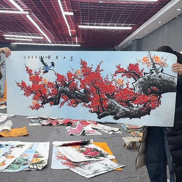 国画无毛或被短硬的短柔
