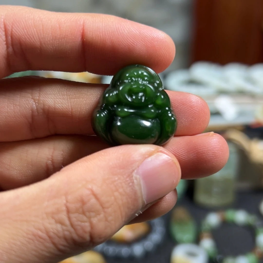 和田玉未镶嵌吊坠(不含链)