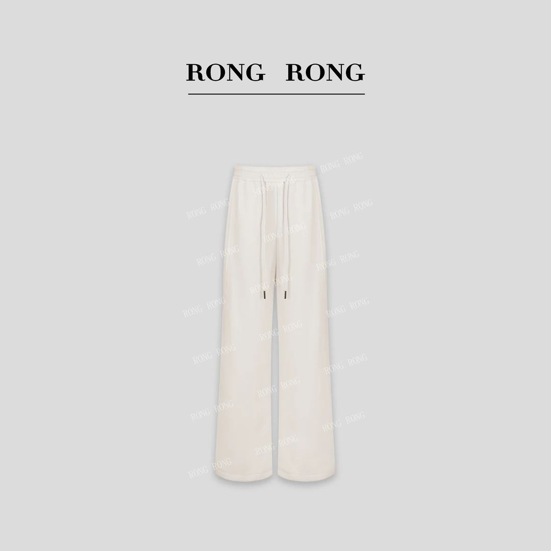 溶溶T【通勤神裤】RONGRONG拼缝分割内里加绒发热保暖直筒裤QH273