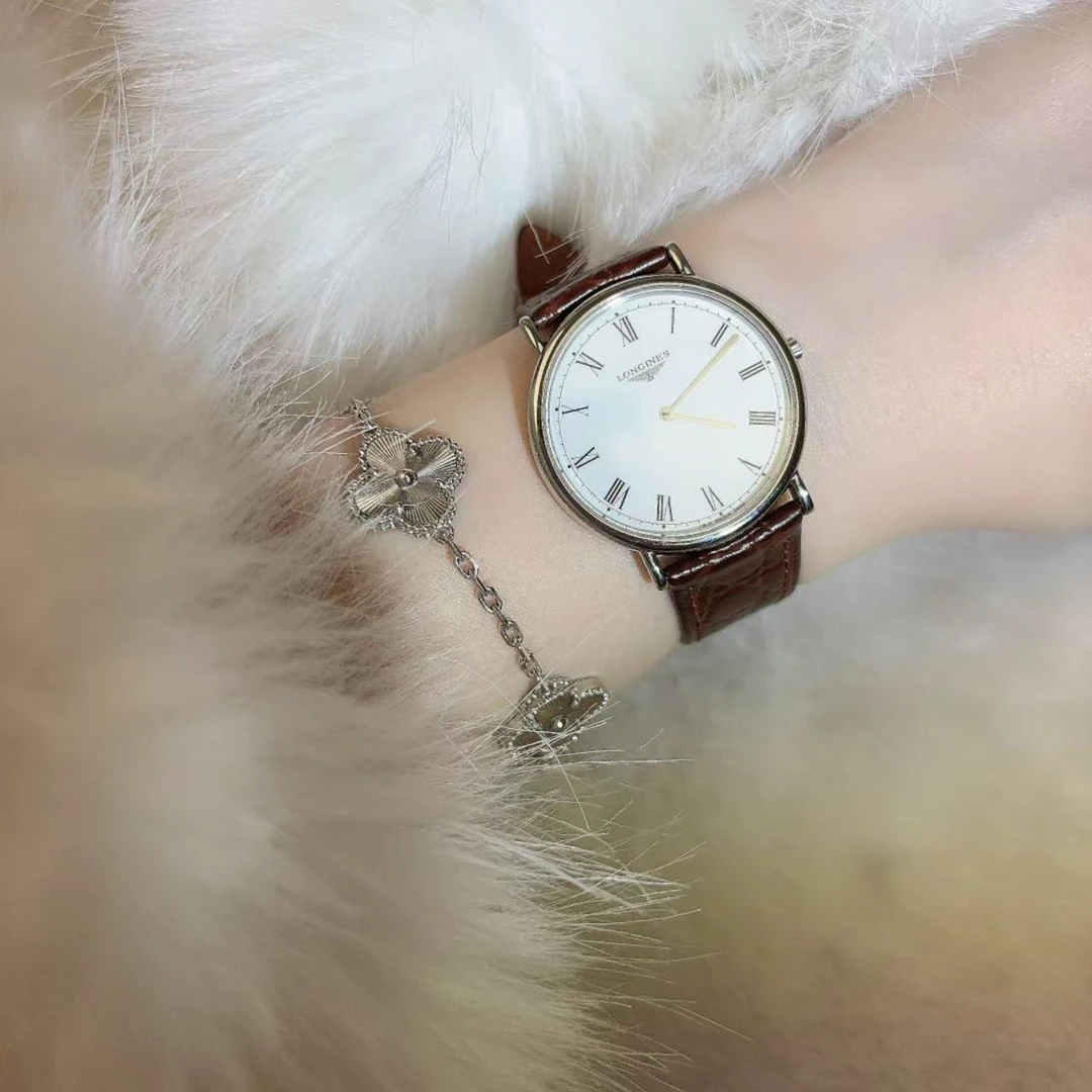 95新 Longines/浪琴 石英腕表/后镶钻/83