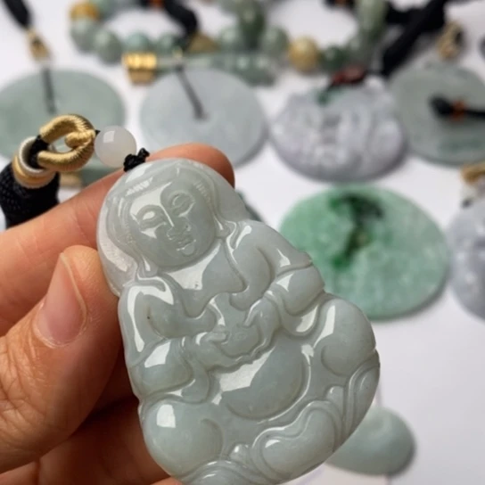 翡翠未镶嵌挂件翡翠