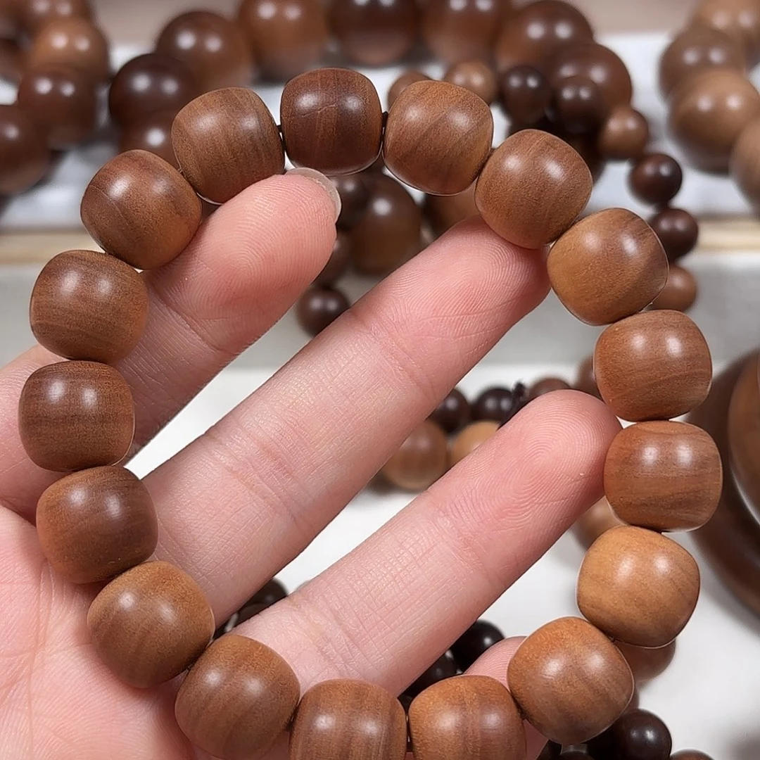 檀香木手串/手链老山檀香老料12*13单圈