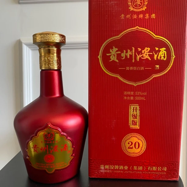 洝6瓶酱香型纯粮白酒53度500ML礼盒装53%Vol