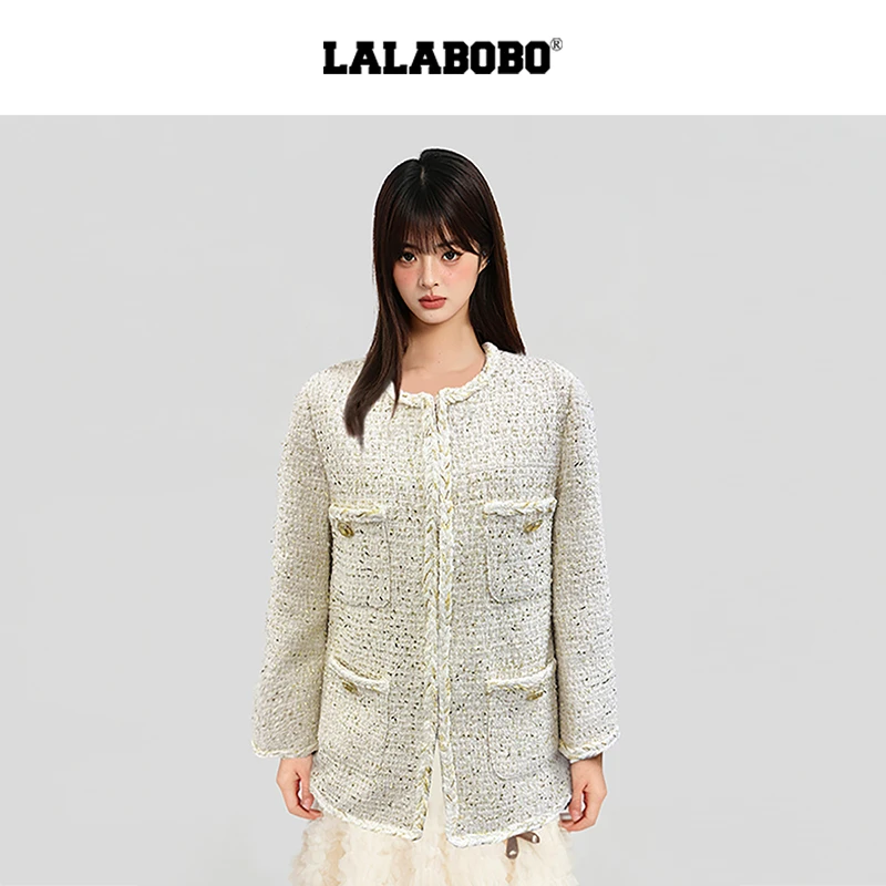 LALABOBO小香风外套25年秋新原创高奢巨好看通勤外套RBED-WSDR17