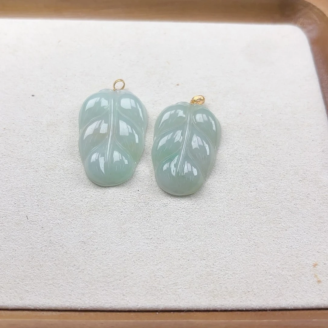 翡翠手链18K金镶嵌翡翠