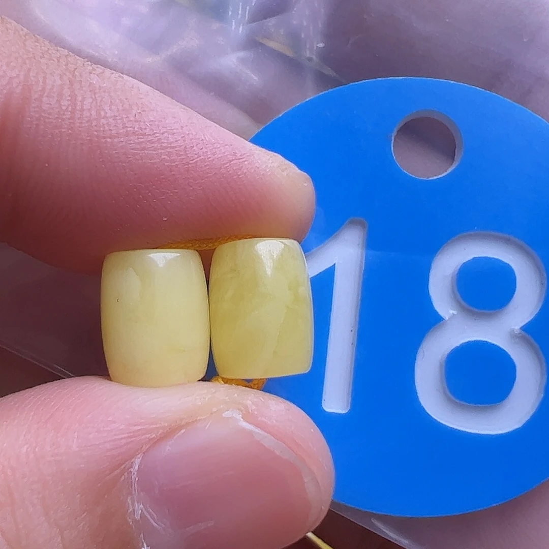 蜜蜡未镶嵌珠宝奇石7mm花粉