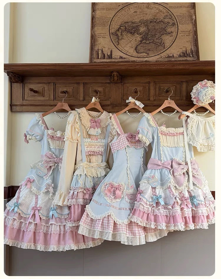 【纸杯蛋糕】尾款原创Lolita裙设计 可爱甜美正腰低腰款