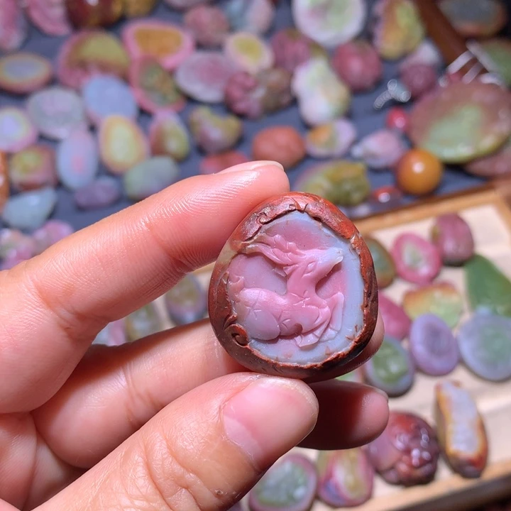 玛瑙/玉髓未镶嵌手链盐源玛瑙