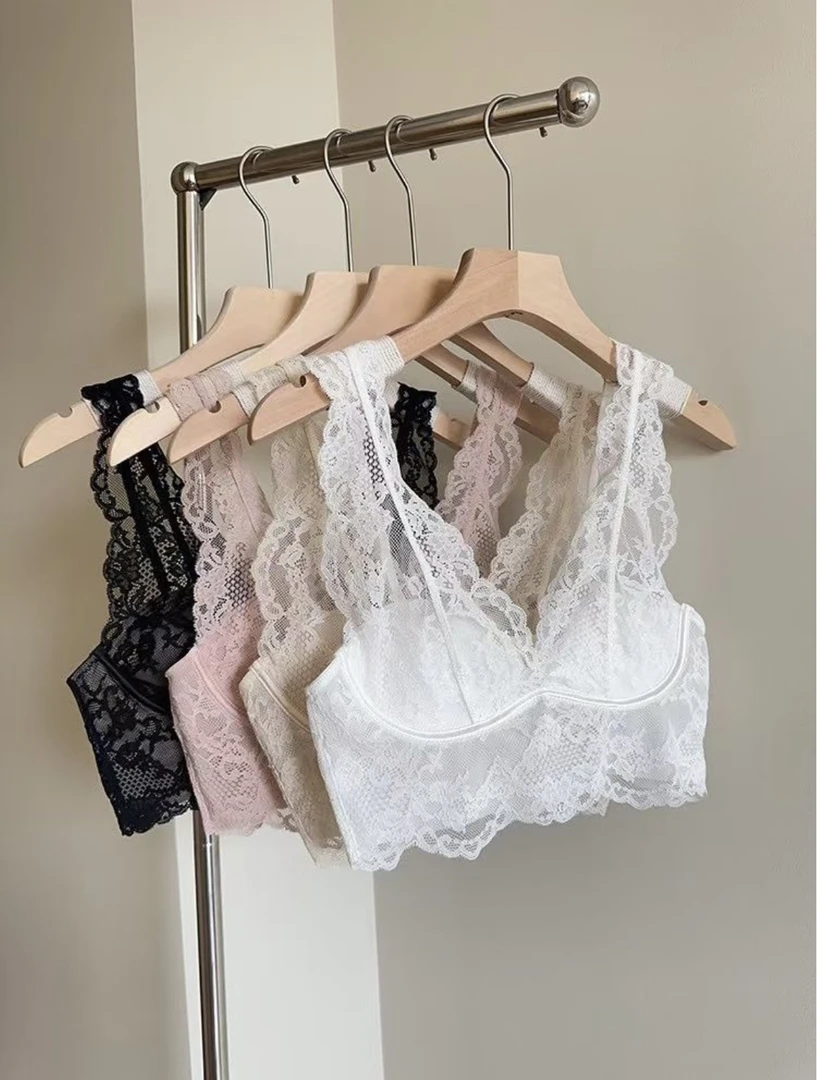 前扣式内衣女超薄款大胸显小美背设计舒适透气文胸