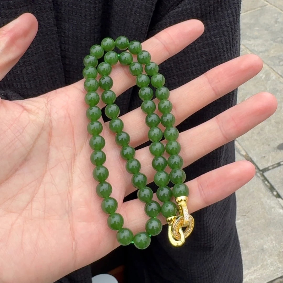 和田玉未镶嵌颈饰105冉冉卡8左右