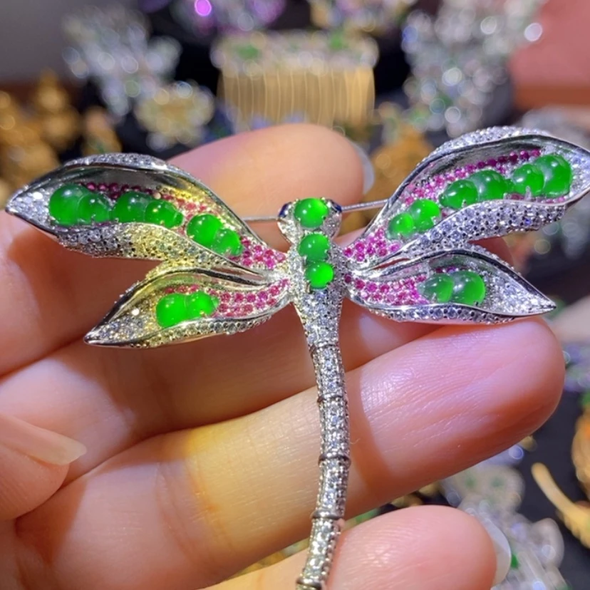 【闪购商品】银S925镶嵌挂件翡翠