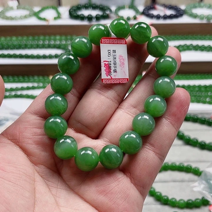 河***豚未镶嵌手串和田玉