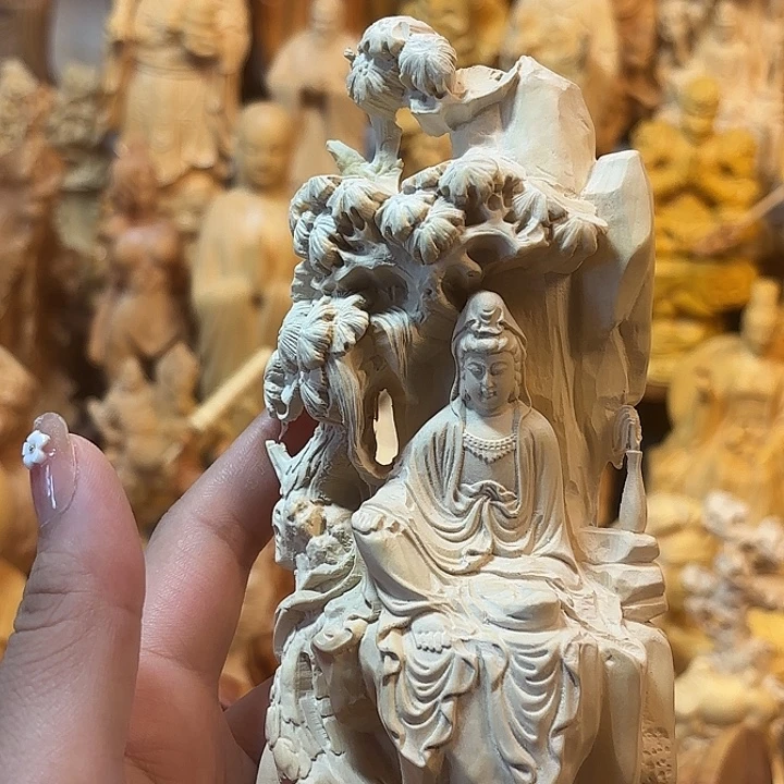 黄杨木黄杨木瑕疵观音