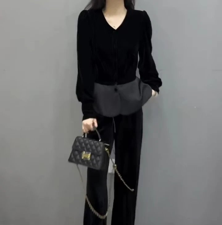 新款气质时尚洋气韩版套装0170