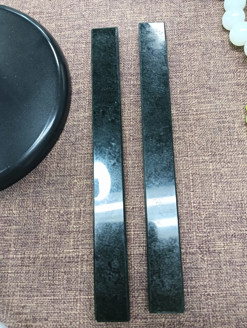 和田玉青玉镇纸一对