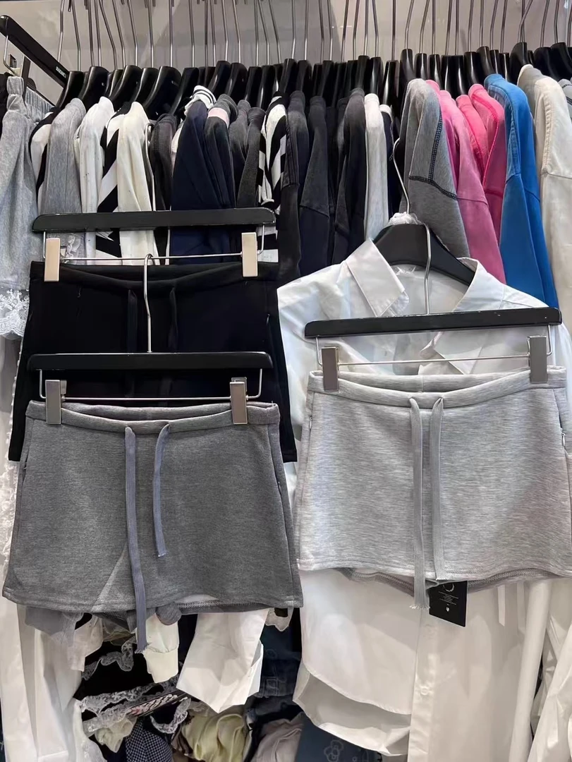 7派抽绳半身裙防走光设计包臀显瘦百搭A字短裤裙