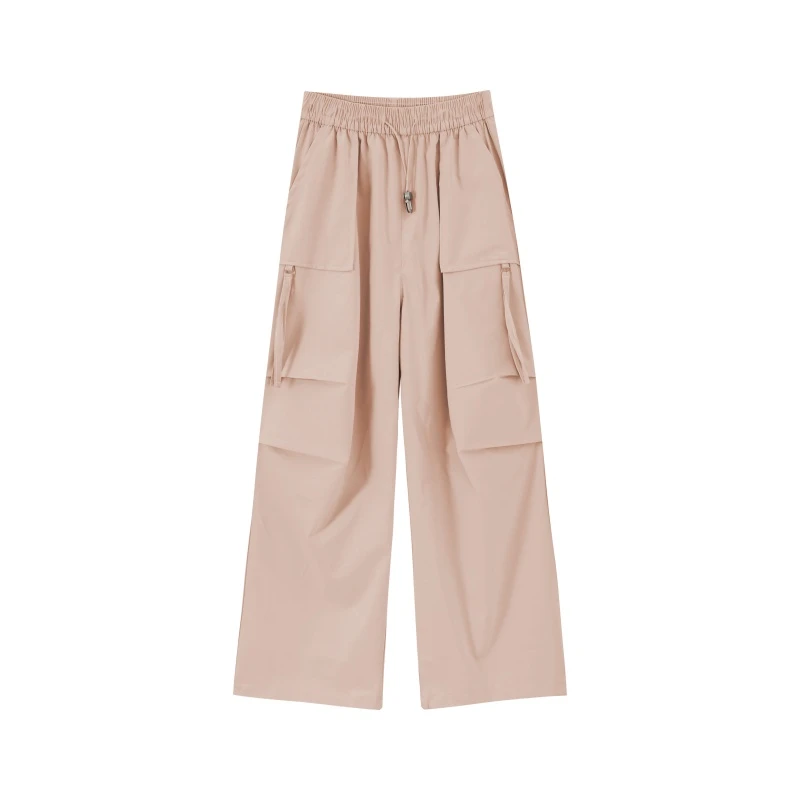 夏日必备！“休闲美学”春夏欧若风机能风阔腿裤吊环工装裤A554