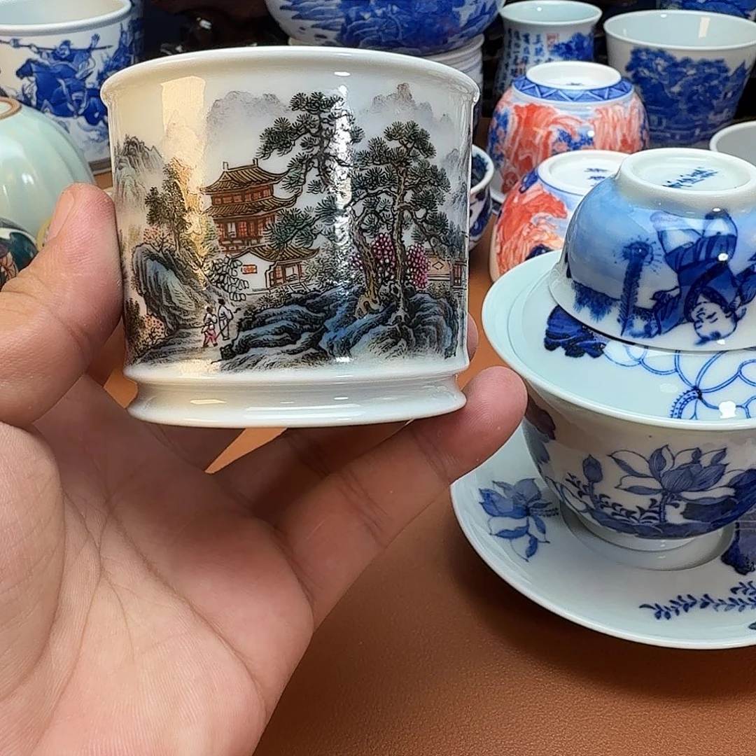 H***Y杯子景德镇全手工手绘陶瓷