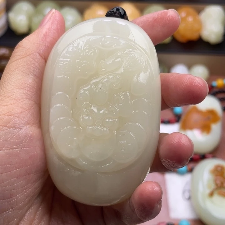 醉***风石材古青石手把件