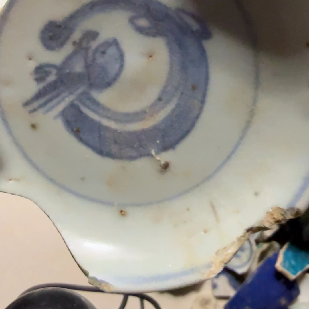 瓷片景德镇陶瓷碎片一片