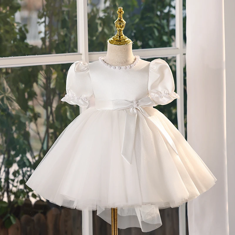 礼服女宝宝花童婚礼小女孩婚纱蓬蓬裙生日甜美公主裙春夏99536
