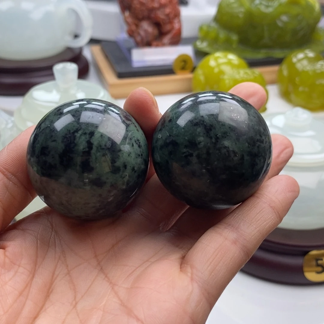 岫玉未镶嵌四大名玉手把件