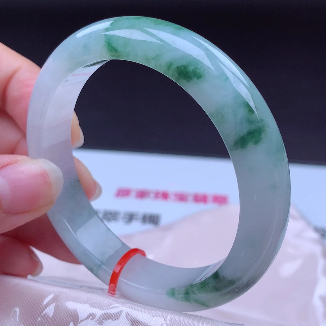 翡翠未镶嵌手镯手镯002050