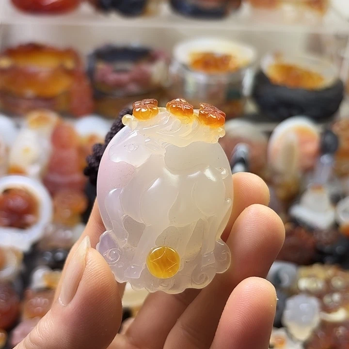 未镶嵌吊坠(不含链)玛瑙/玉髓