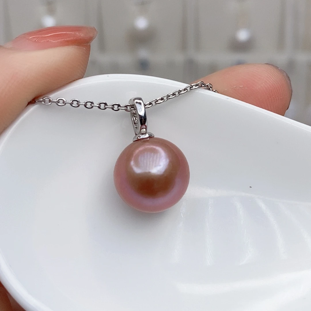 淡水珍珠颈饰银S925镶嵌