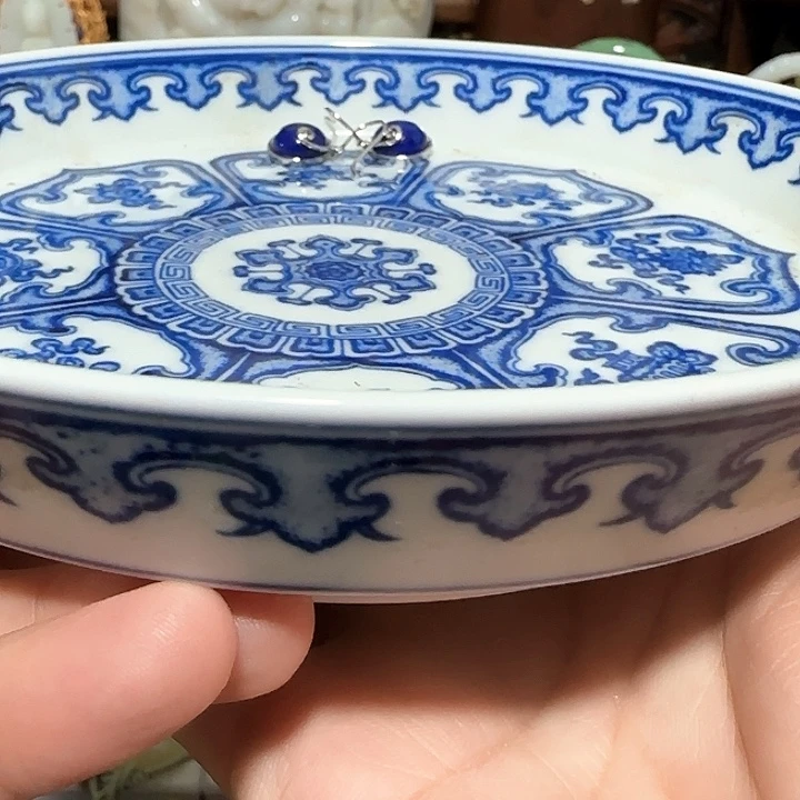 器物之美青花手绘黄*