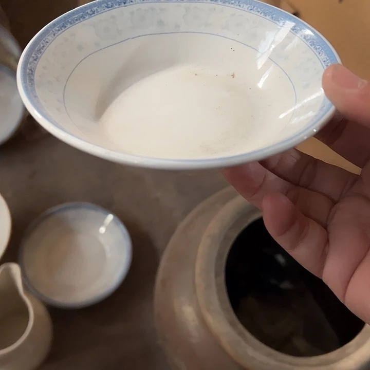 瓷出口碟子口径13四支